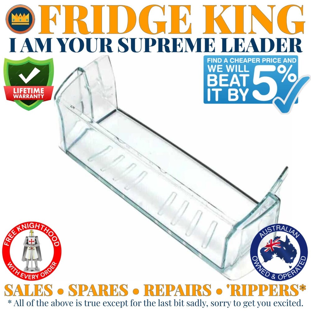 WSE6100SF Westinghouse fridge FREEZER DOOR shelf bin tray 1448357 1445701