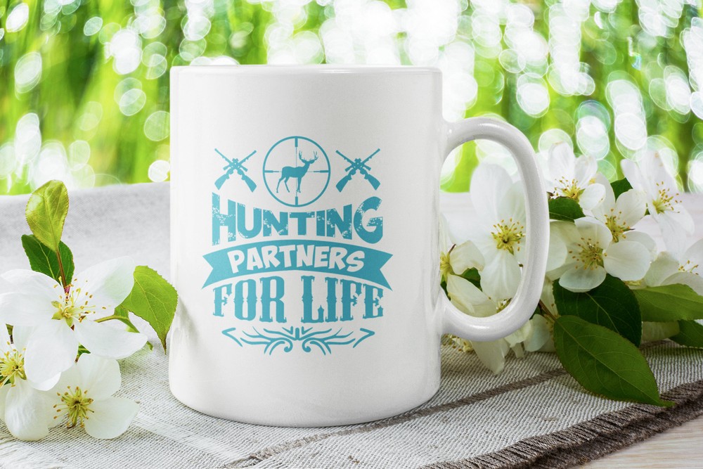 Best Friend Memorial Coffee Mug Hunting Partners For Life Best Friend Memorial