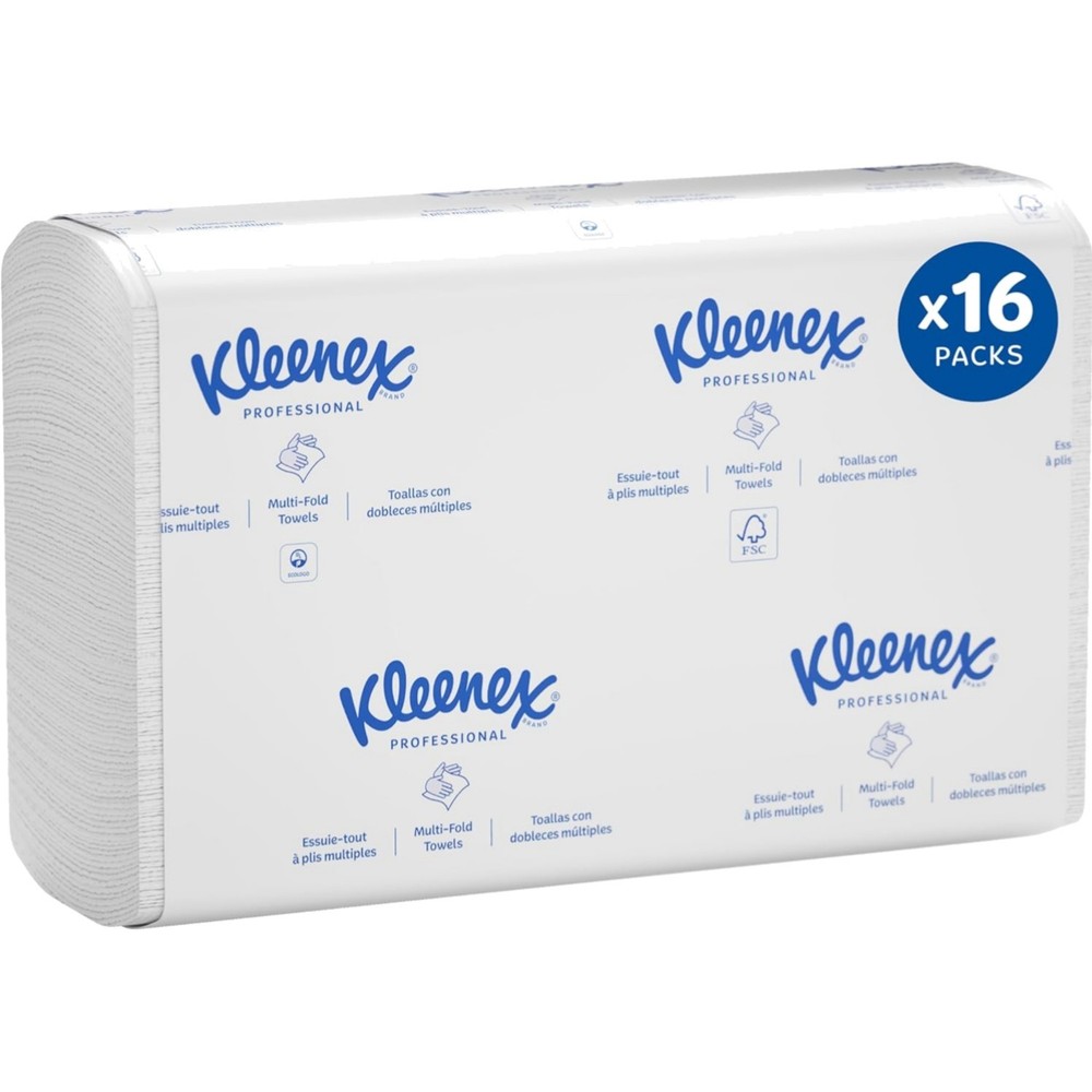 Universal Multifold Paper Towels Bulk 150 Sheets White High Absorbency Eco Ce...