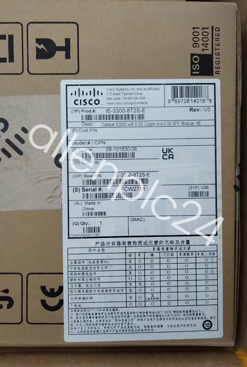 1PC IE-3300-8P2S-E Industrial Switch New FedEx or DHL