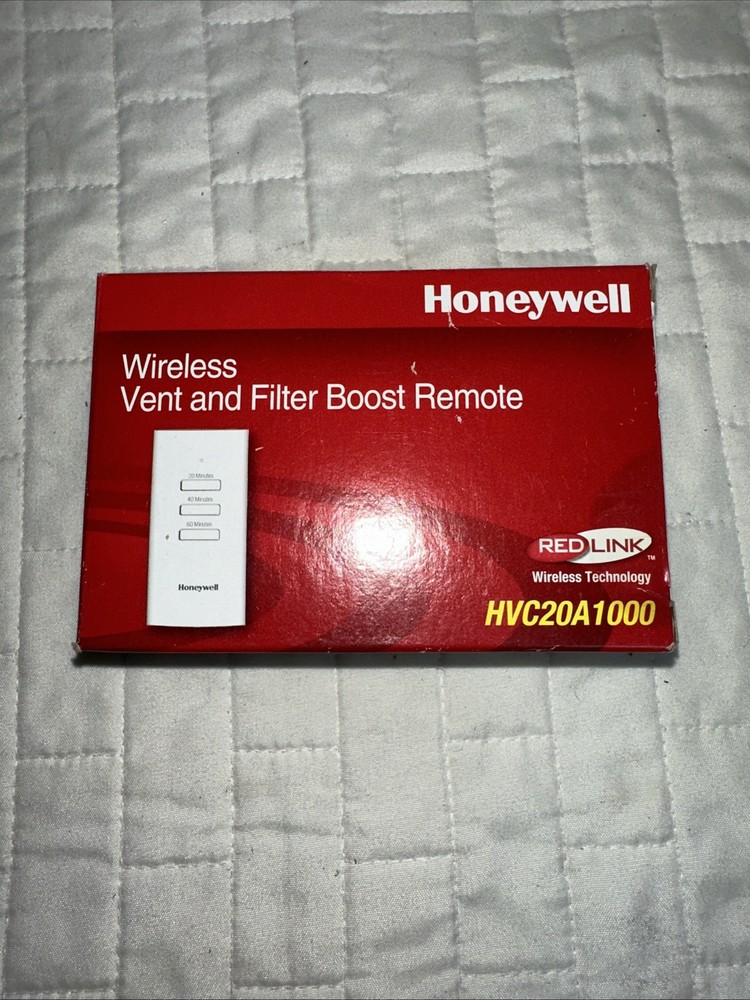 Honeywell HVC20A1000 Wireless Vent and Filter Boost Remote