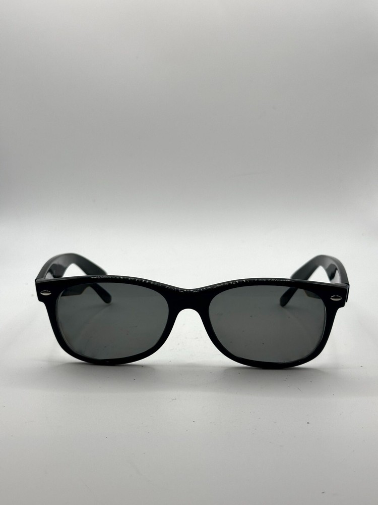 Ray-Ban New Wayfarer RB2132 901 Polished Black Full Rim Sunglasses FRAMES ONLY
