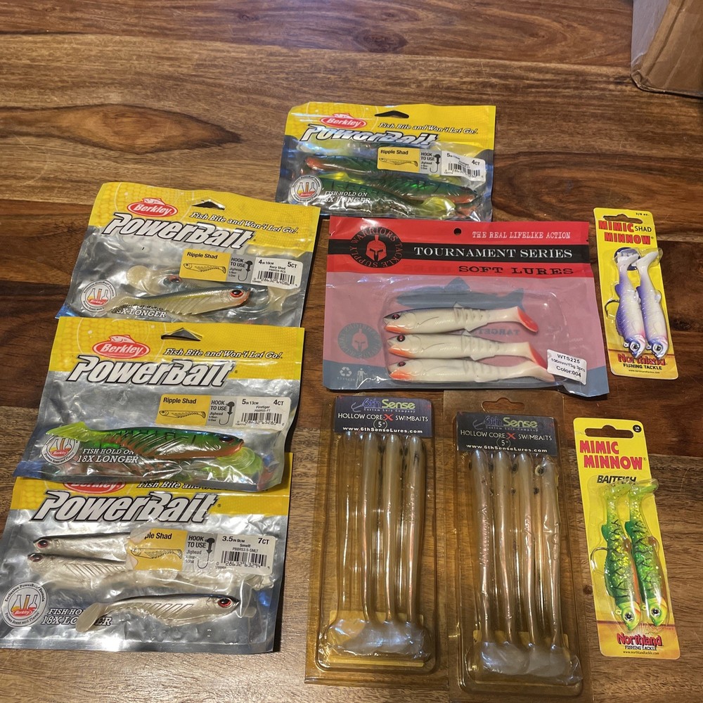 Swimbait Fishing Lures. 6th Sense. Power Bait. Warriors Tackle. Mimic Minnow