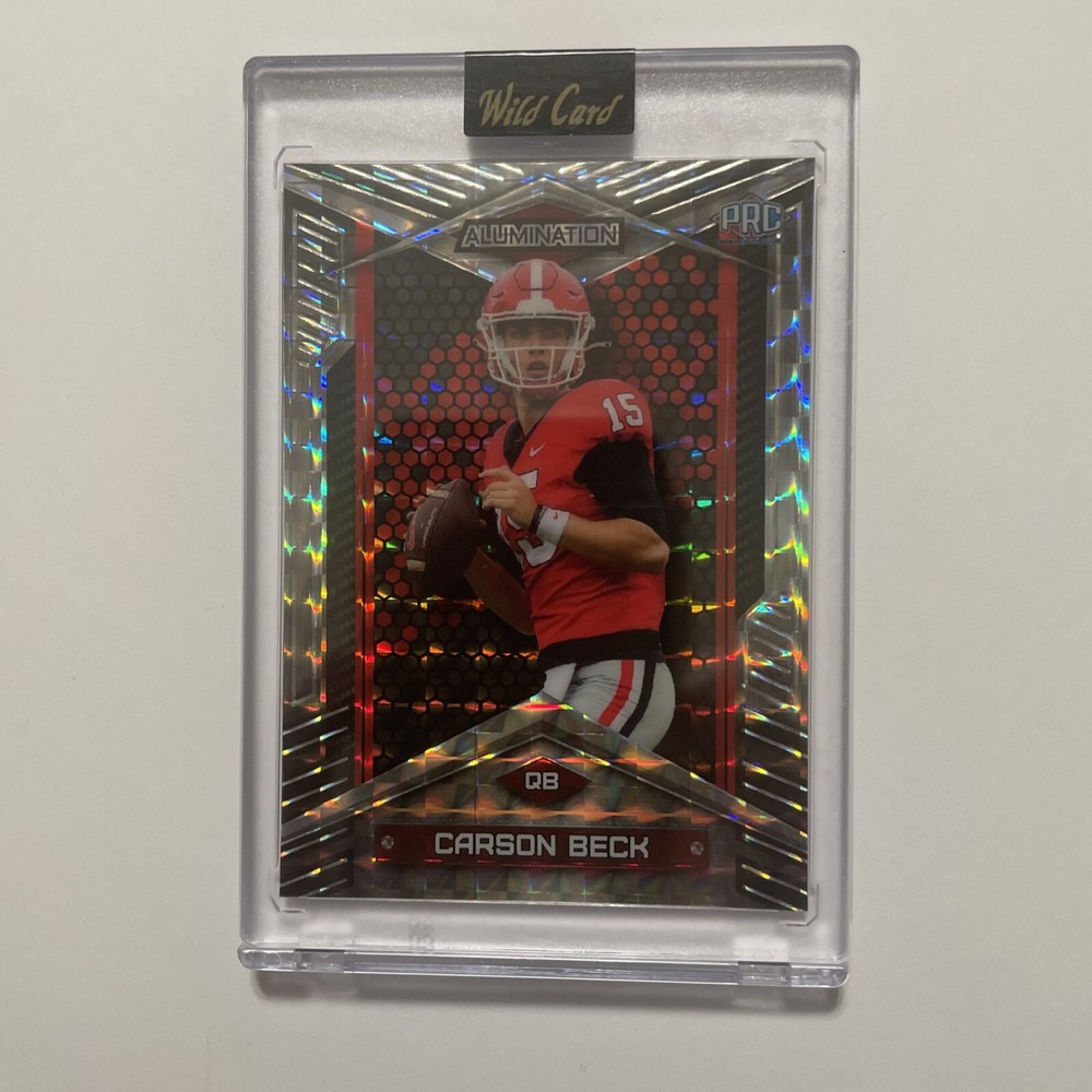 2023 Carson Beck Wild Card Allumination 47/75 Sealed