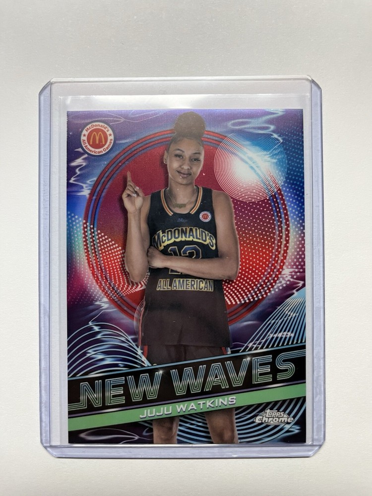 2023 Topps Chrome McDonald's AA #NW-13 Juju Watkins New Waves Red #4/5 USC