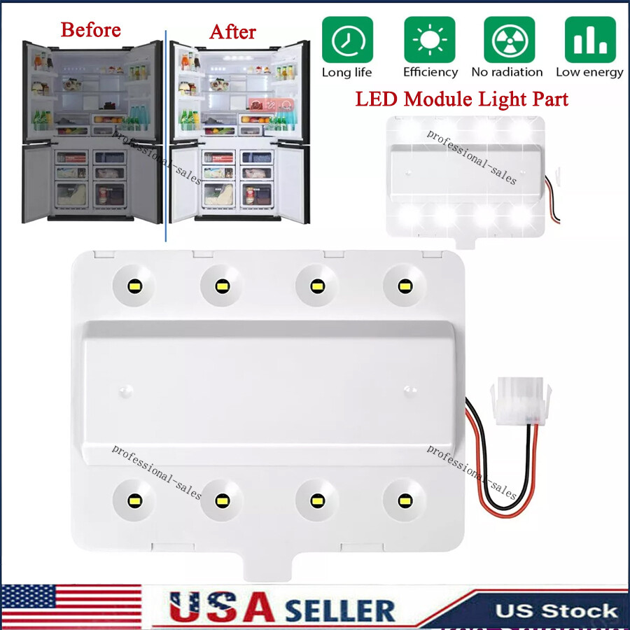 Refrigerator LED Light Module Replacment fit for W11043011 Whirlpool W10866538