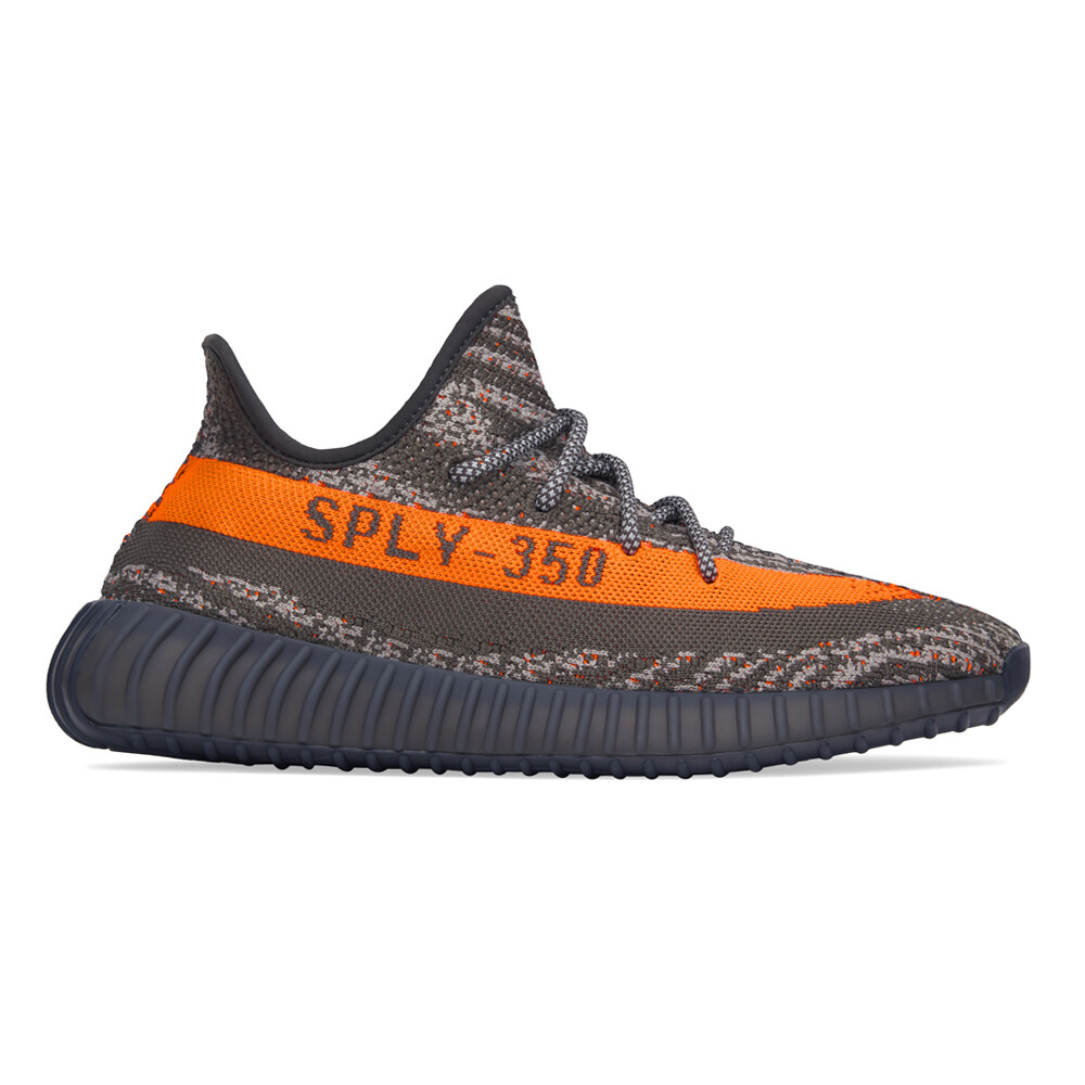 adidas  Yeezy Boost 350 V2 Lace Up  Mens Grey Sneakers Casual Shoes HQ7045