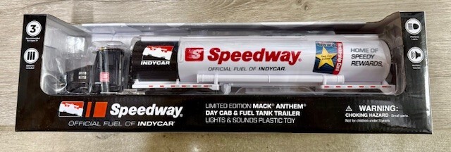 Speedway Limited Edition Mack Anthem Day Cab & Fuel Tank Trailer by First Gear