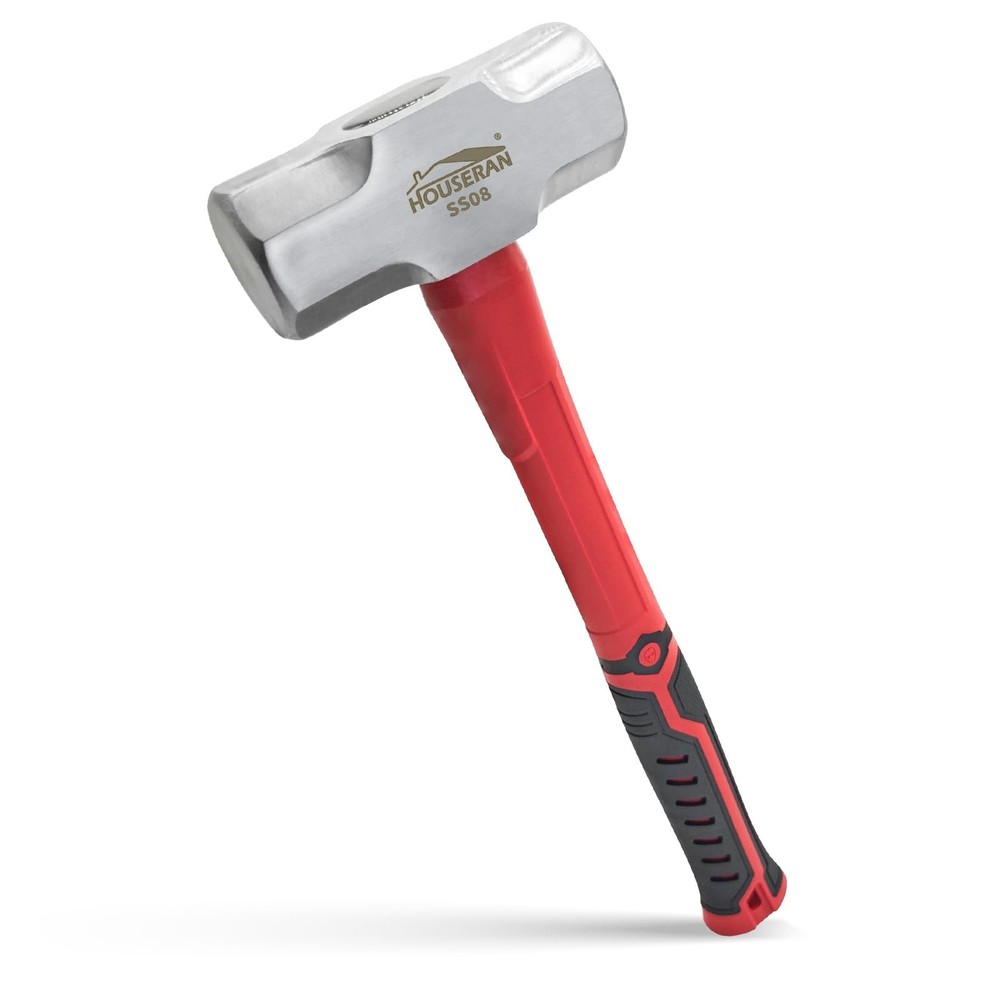 3LB Heavy Duty Octagonal Sledge Hammer with Non-Slip Rubber Grip