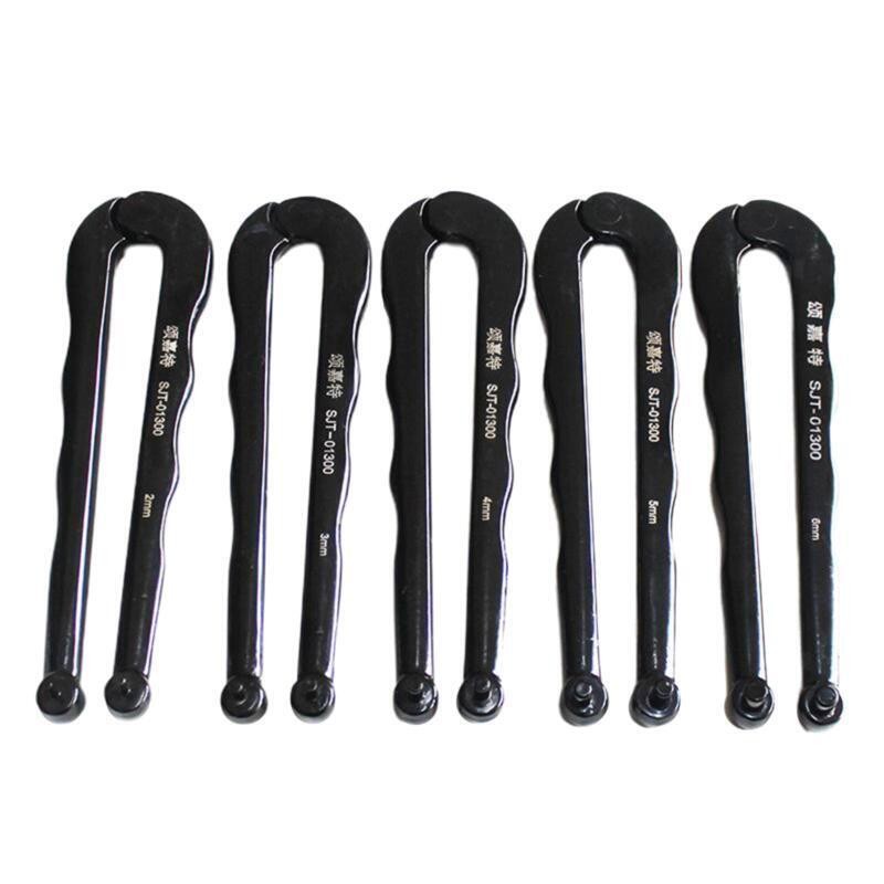 Adjustable Black Steel Spanner Wrench Pliers for Face Pins - Durable Multipurpose Tool
