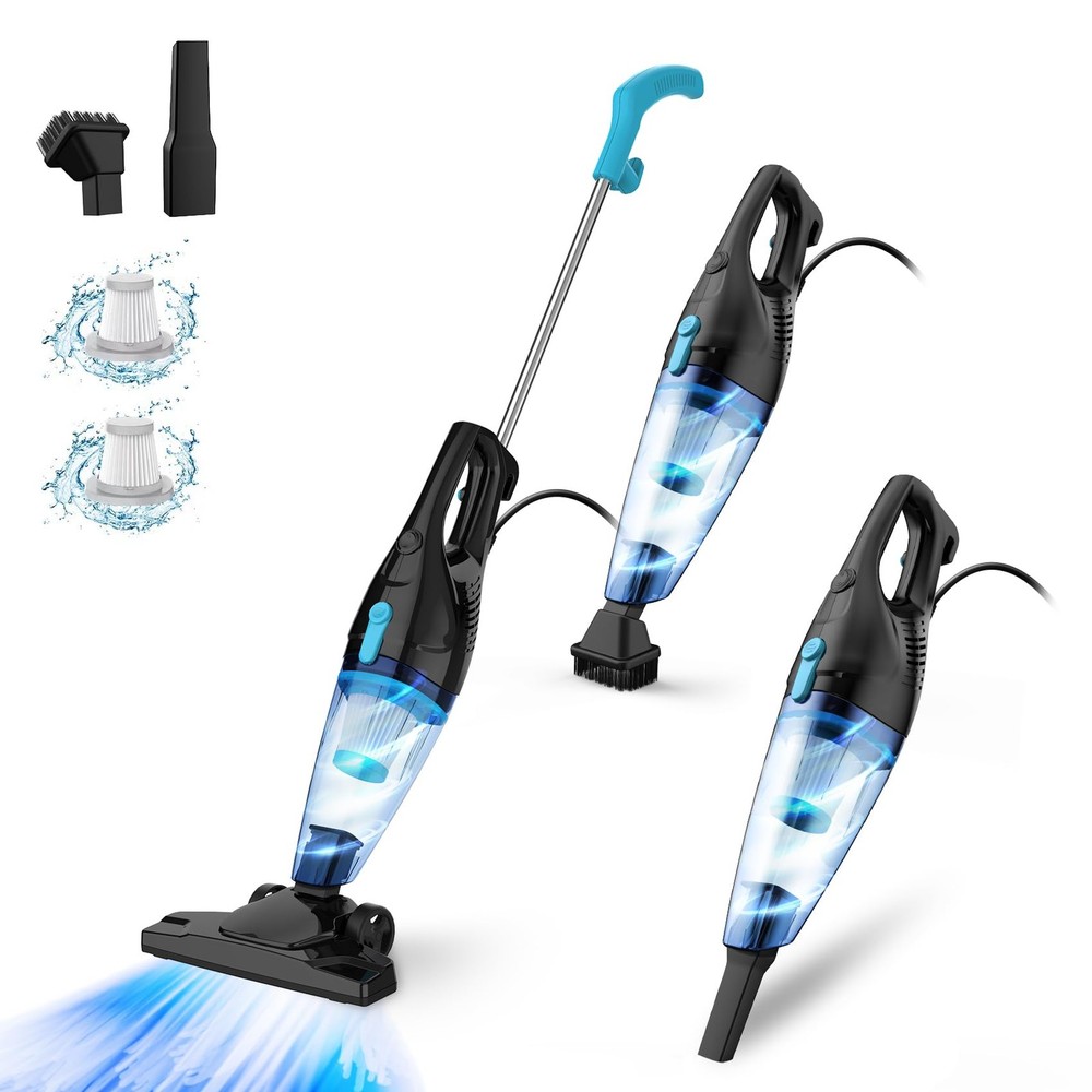 Corded Vacuum Cleaner, 4-in-1 Vacuum Cleaners for Home 15Kpa Power Suction Li...
