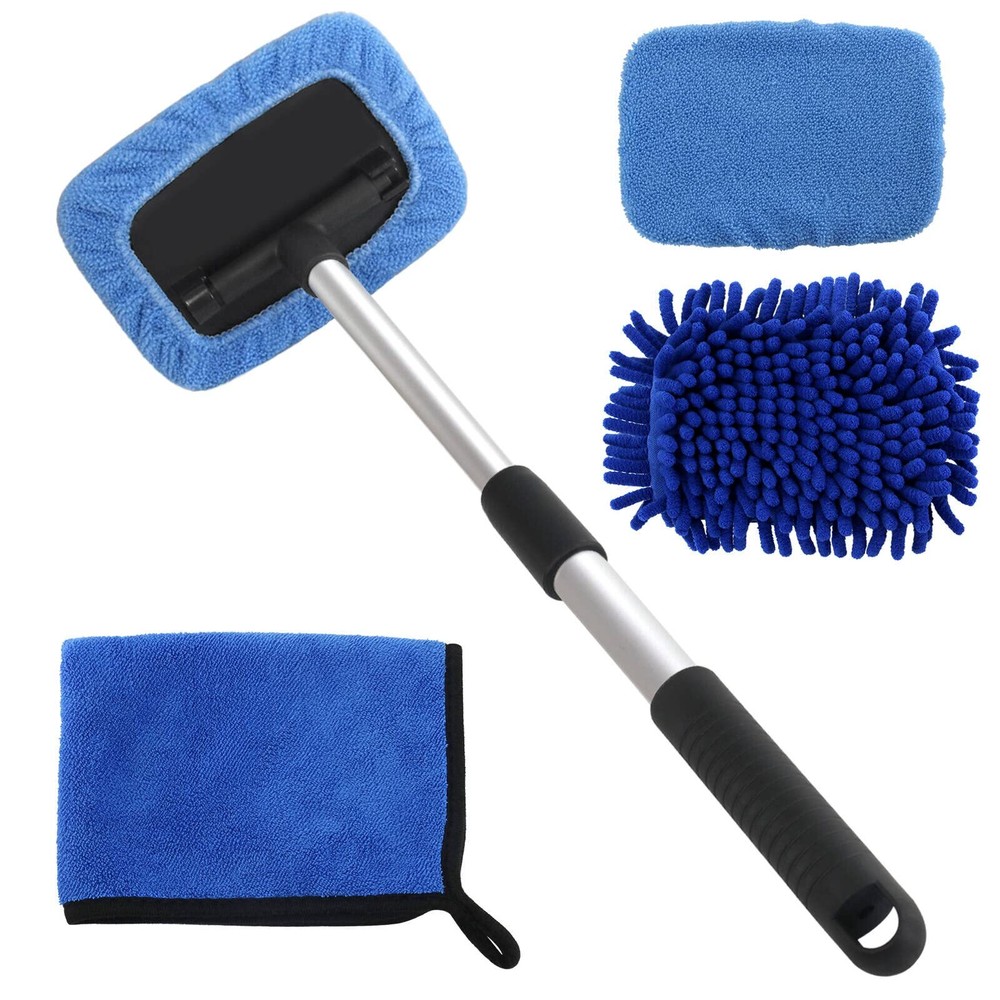 18-Inch Microfiber Car Windshield Cleaner Kit with 5 Tools