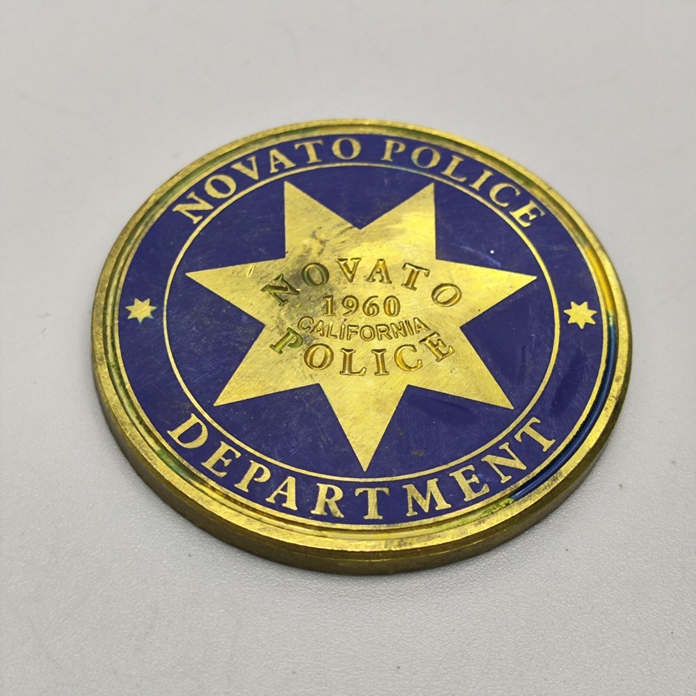 Novato California Police Department Challenge Coin