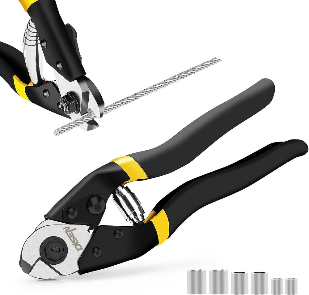 Heavy Duty 3/16 Inch Metal Cable Cutters for Stainless Steel Wires
