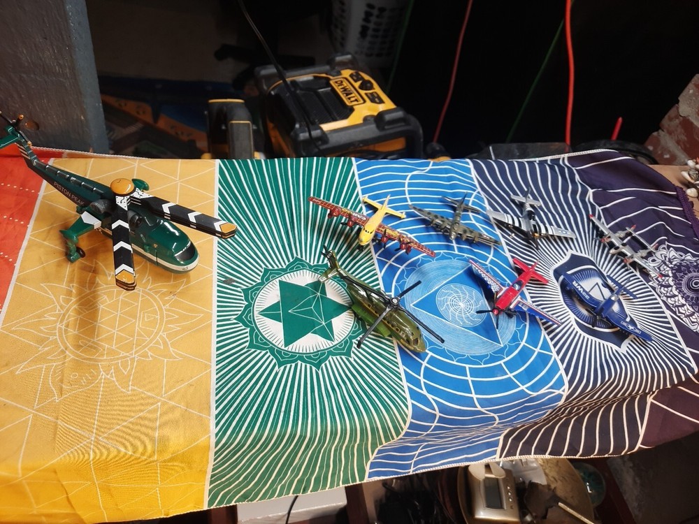 Disney Mattel Pixar Helicopter Piston Peak. And Hot Wheels Die Cast Planes Etc