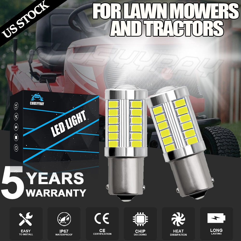 Upgrade Your Wheel Horse Toro Mower Tractor with 2 Super Bright 12V LED Headlights for Enhanced Visibility