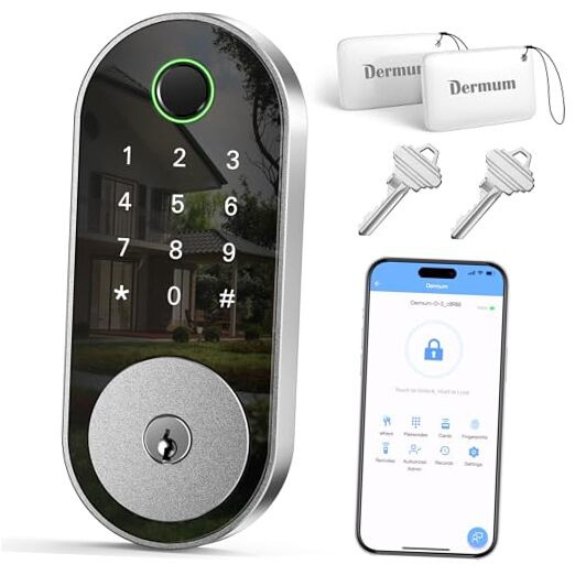 Smart Keyless Entry Deadbolt Lock with Keypad for Secure Keyless Access  