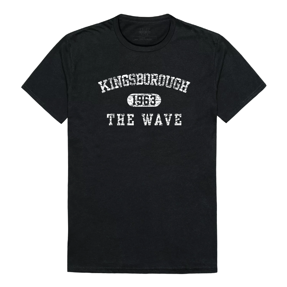 Kingsborough Community College The Wave NCAA Distressed Arch Tee