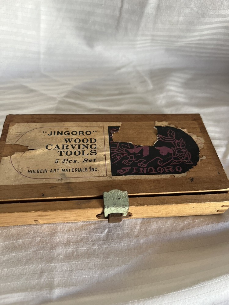 Vintage Jingoro Wood Carving Kit . 3 Out Of The 5 Only .