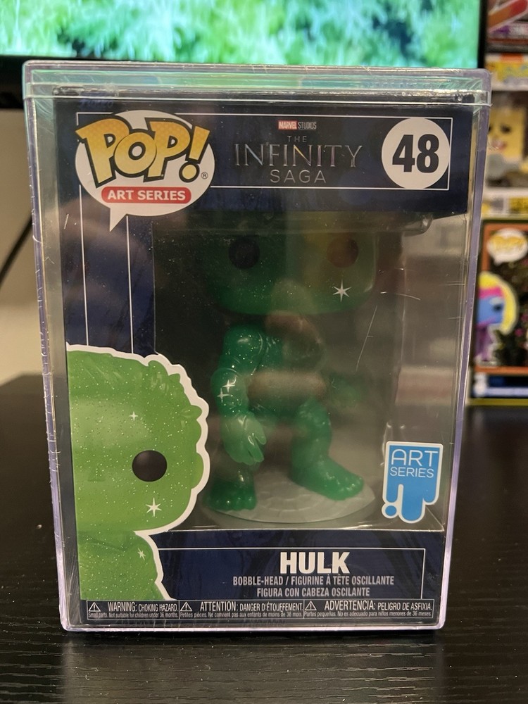Funko Pop Hulk Infinity Saga Art Series #48 Sealed with Hardstack Case