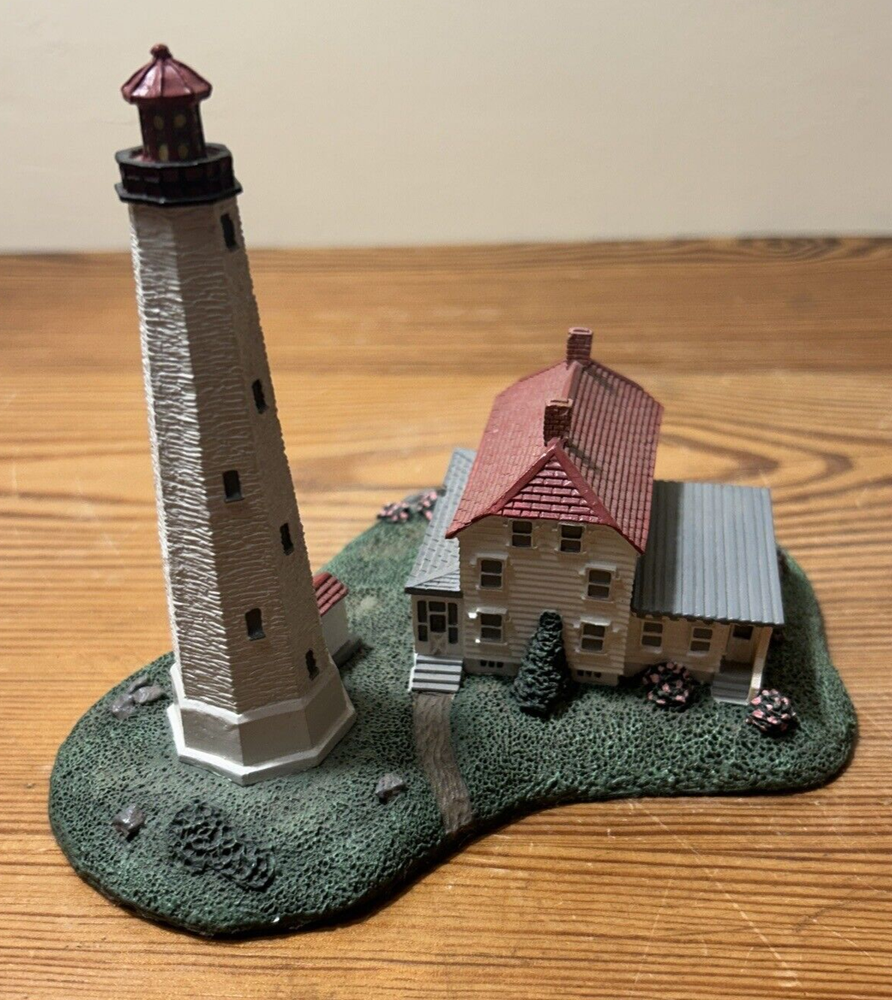 Danbury Mint Sandy Hook Lighthouse 1993 Historic American Lighthouses New Jersey