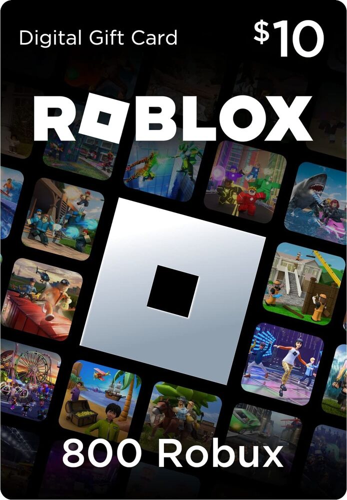 Roblox Digital Gift  Card 800 Robux - Roblox Key - GLOBAL