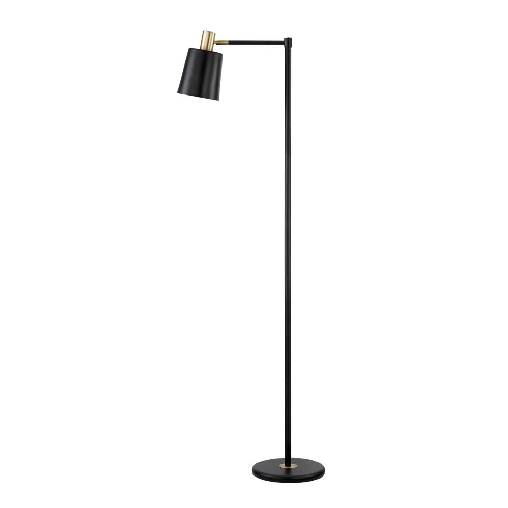 Globe Electric 60-Inch Black Lex Single Light Floor Lamp with 5-Foot Cord