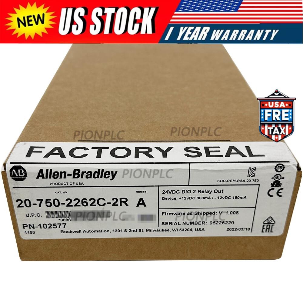 Allen-Bradley 20-750-2262C-2R PowerFlex 750 24V DC IO Option Module US Free Tax