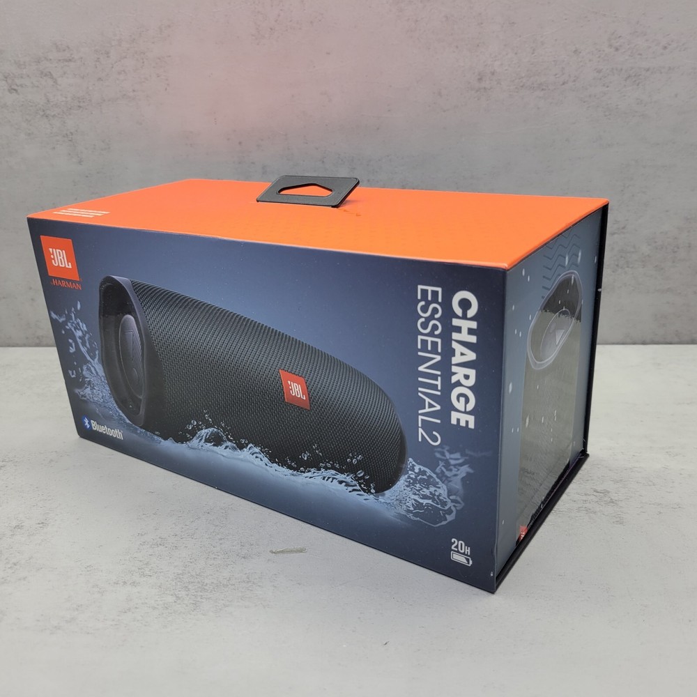 JBL Charge Essential 2 Portable Waterproof Speaker with Powerbank - Black™