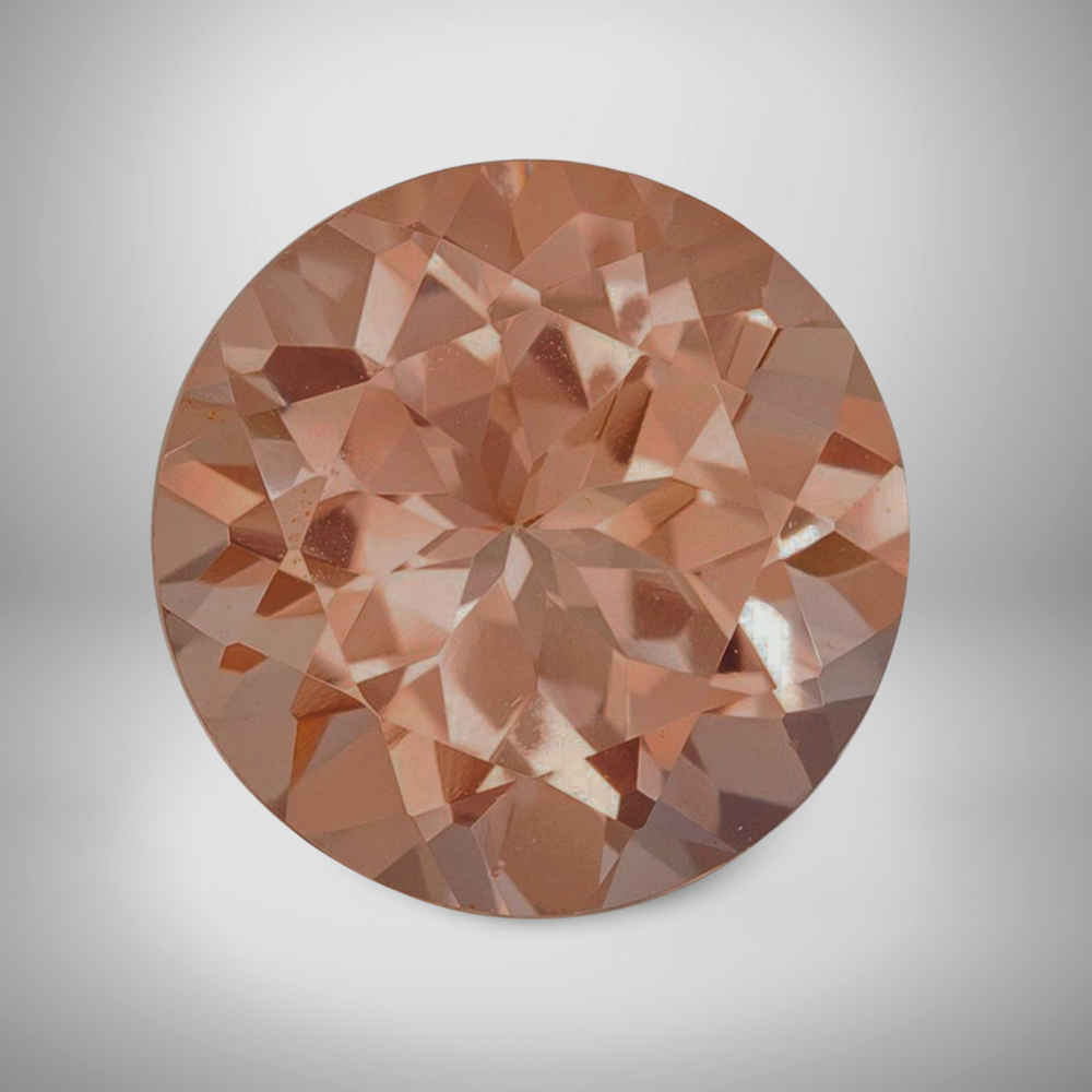3mm AAA+ Round Morganite Loose Gemstone 0.16 Cts