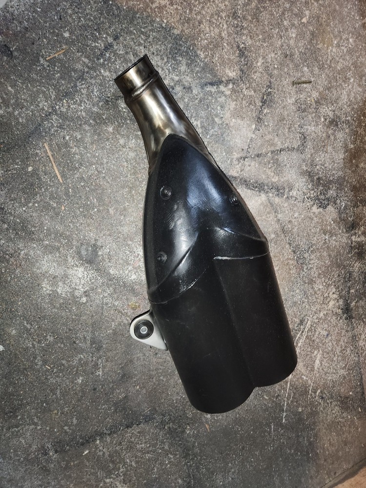 Oem Catalytic Converter Muffler From A Ducati 1100 Evo Monster, Baffles Removed