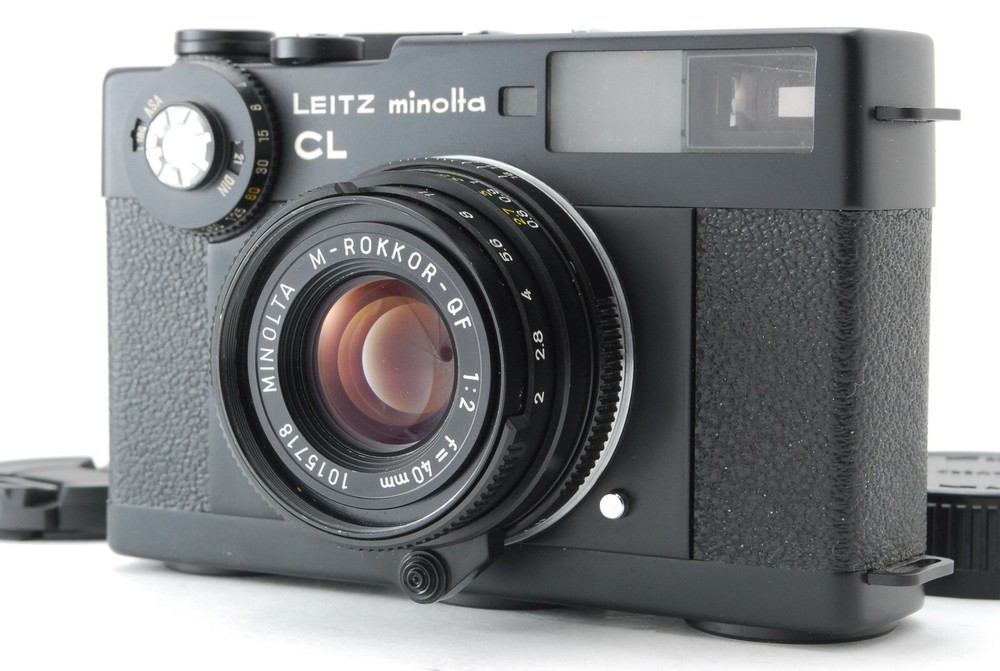 Near MINT Leitz Minolta CL Rangefinder Film Camera M ROKKOR 40mm f2 From JAPAN