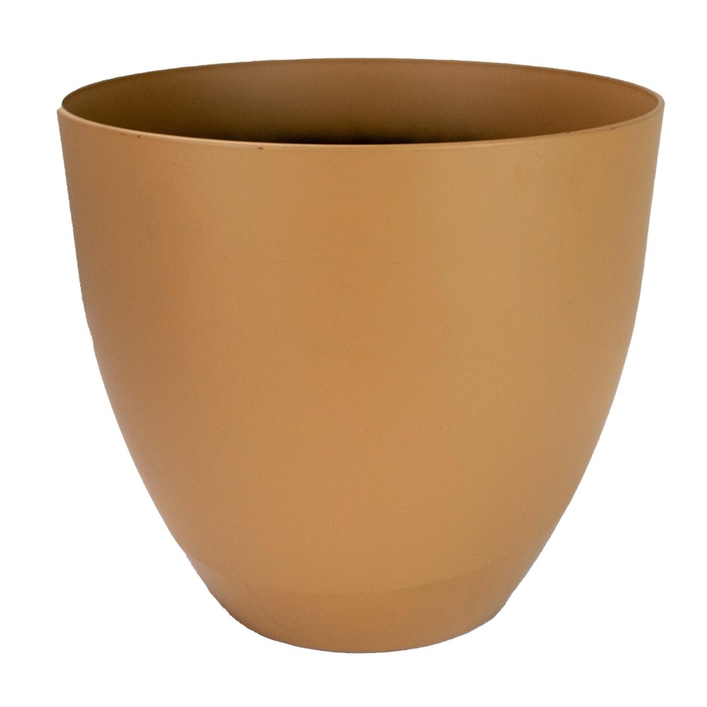 16 Inch Topanga Decorative Round Planter - Lightweight Premium Resin Plant Po...