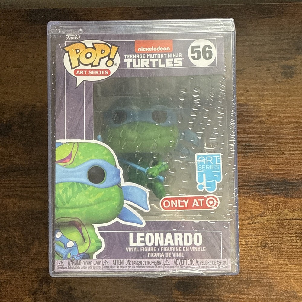 Funko POP! LEONARDO Teenage Mutant Ninja Turtles #56 New Sealed Hard Case