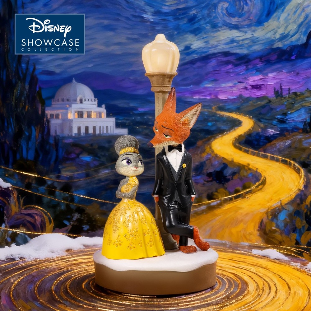 Authentic Disney Zootopia Nick Judy Formal Wear Figurine Shanghai Disneyland