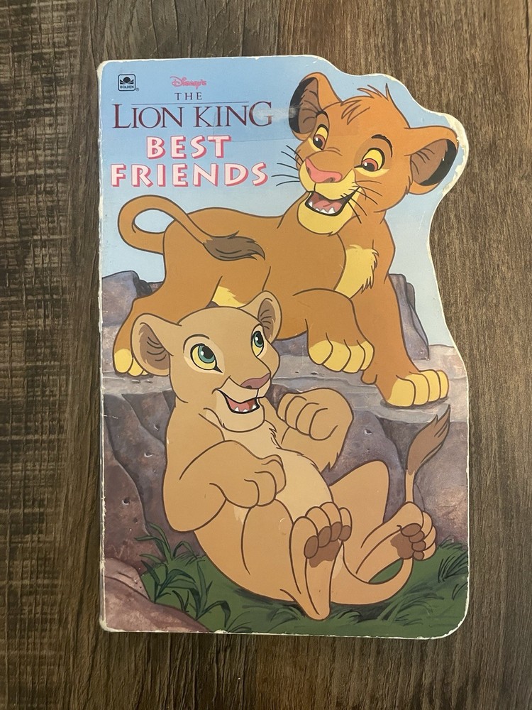 Disney's The Lion King Best Friends By Mary Packard A Golden Sturdy Shape Book