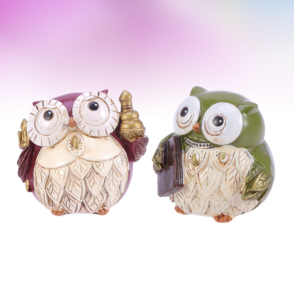 Desktop Ornaments Owl Cute Animal Earrings Cactus Toy Lovers