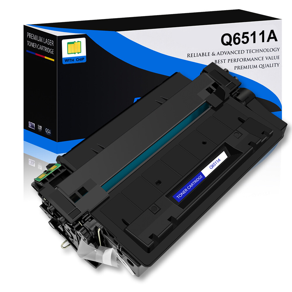 1PK Q6511A Black Toner Cartridge for HP LaserJet 2400 2410 2420 2430 Printers