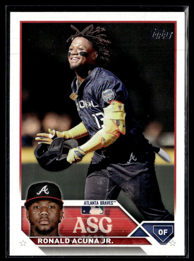2023 Topps Update Ronald Acuña Jr ASG-7 All-Star Game Atlanta Braves Card