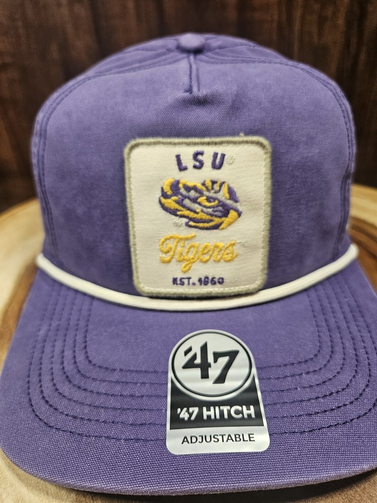 LSU Tigers 47 Brand NCAA Adjustable Golfer Snapback Cap Geaux Tigers