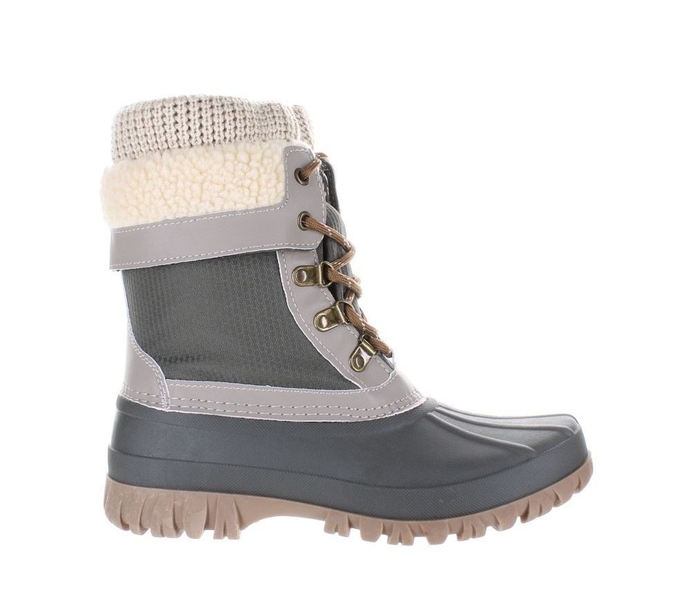 Storm Womens Creek Taupe Snow Boots Size 7 (7564385)