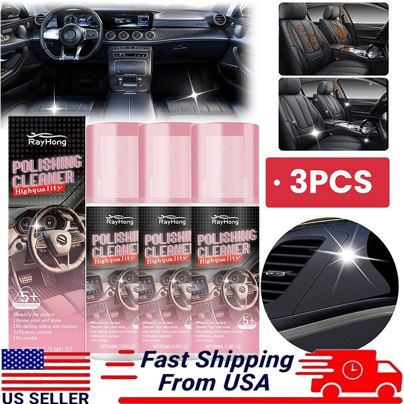 1-3x Polishing Cleaner Cars Interior Car Interior Detailer & Cleaner 100ml🔥🔥🔥