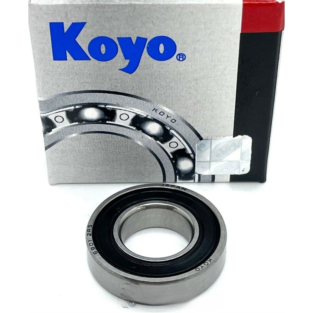 New Koyo 6901 2RS Rubber Sealed Ball Bearing 12x24x6mm 61901 2RS