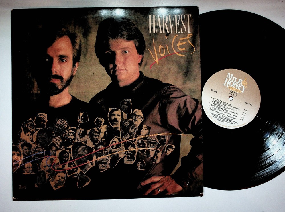 1984 Harvest Voices Gospel Christian Vinyl LP Record VG+