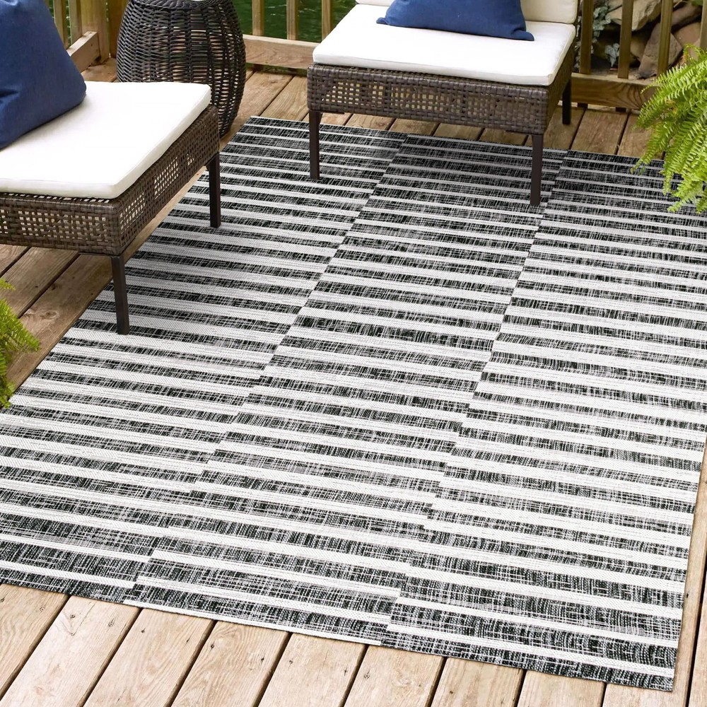Jonathan Y Santa Monica 3x5 Off White Indoor Outdoor Polypropylene Rug