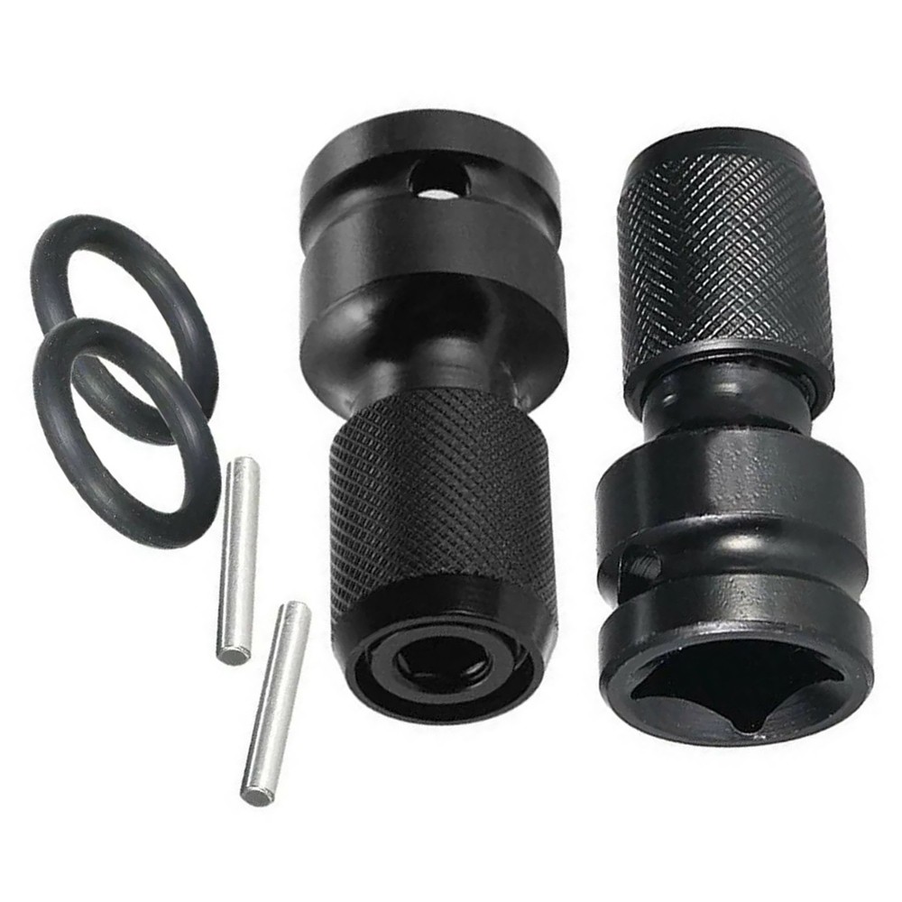 2X Socket Adapter Drill Hex Shank Chuck Change Impact Driver Tool 1/2