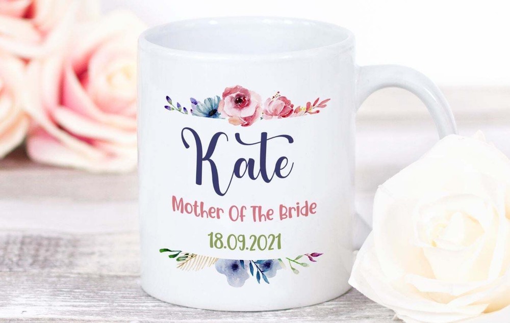 Personalised Wedding Mug Bride To Be Mug Bridesmaid Mug Mother Of The Bride Mug