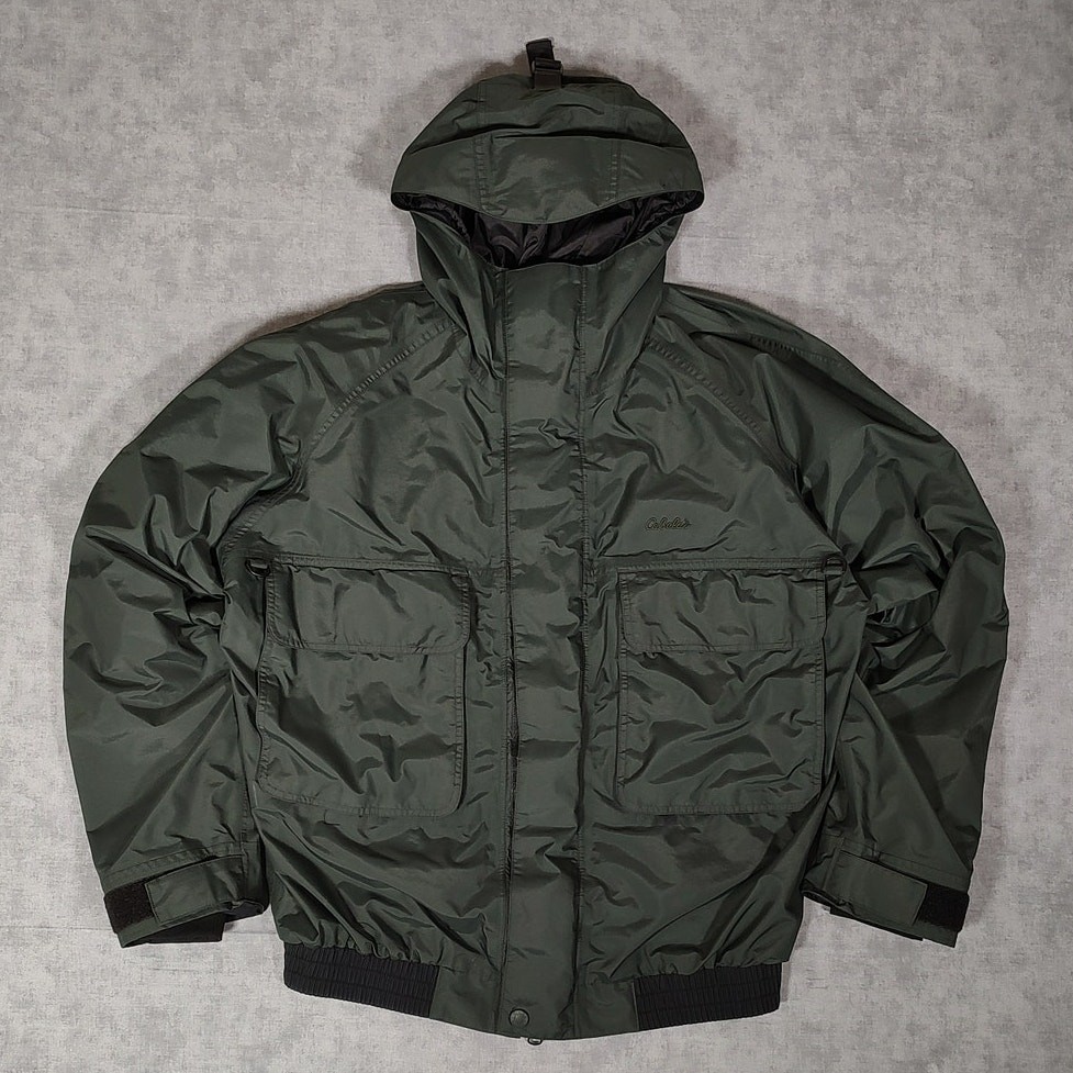 VTG Cabelas Gore-tex Wading fly fishing gorpcore waterproof jacket mens L-Tall
