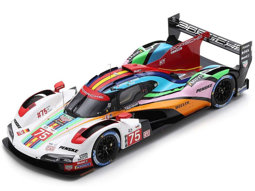 Porsche 963 #75 Penske Le Mans 2023 1/18 Scale Model Car by Spark 18S917