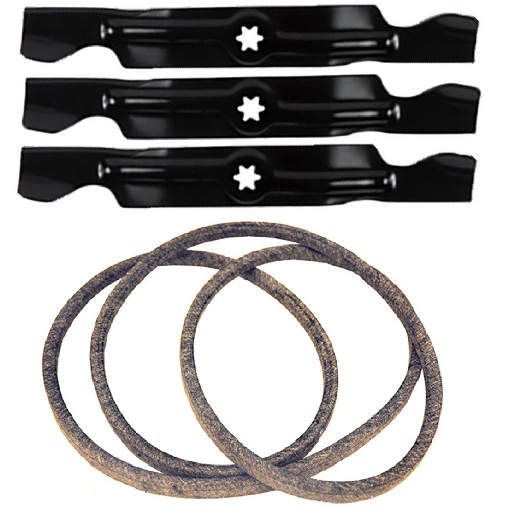490-110-C123 Mower Deck Belt and Blade Set Fits Cub Cadet RZT50 50